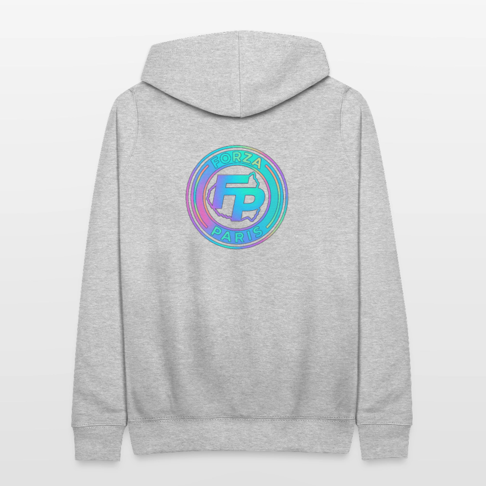 Sweat à capuche Femme - gris clair chiné