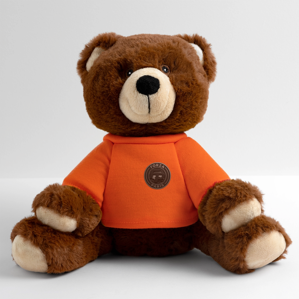 Nounours RecycelBär® marron - orange doré