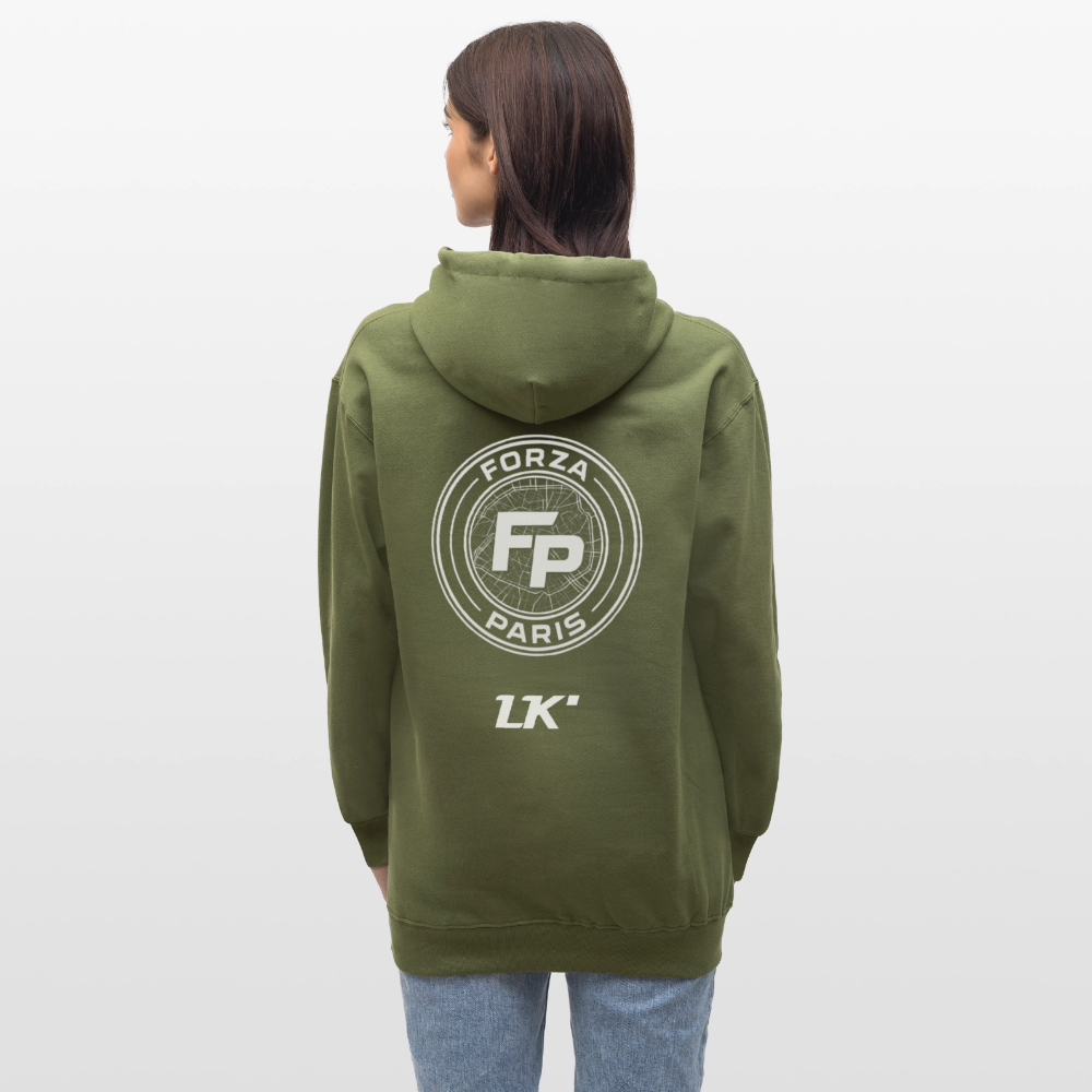 Sweat à capuche Softstyle® Gildan Unisexe - vert militaire