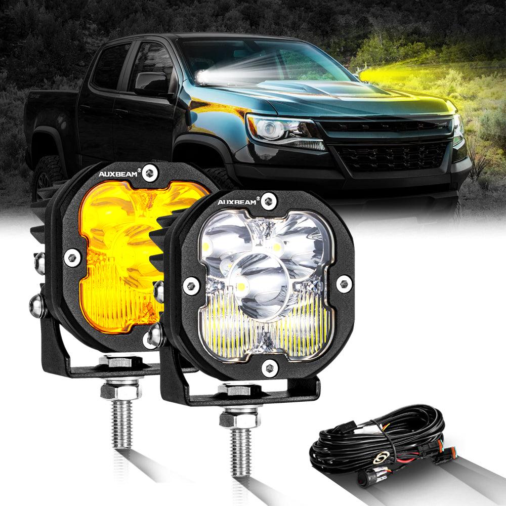 XP-ULTRA Series 3 Inch 80W 9600LM LED Pods Lights White&Amber - Auxbeam  – éclairage LED auto
