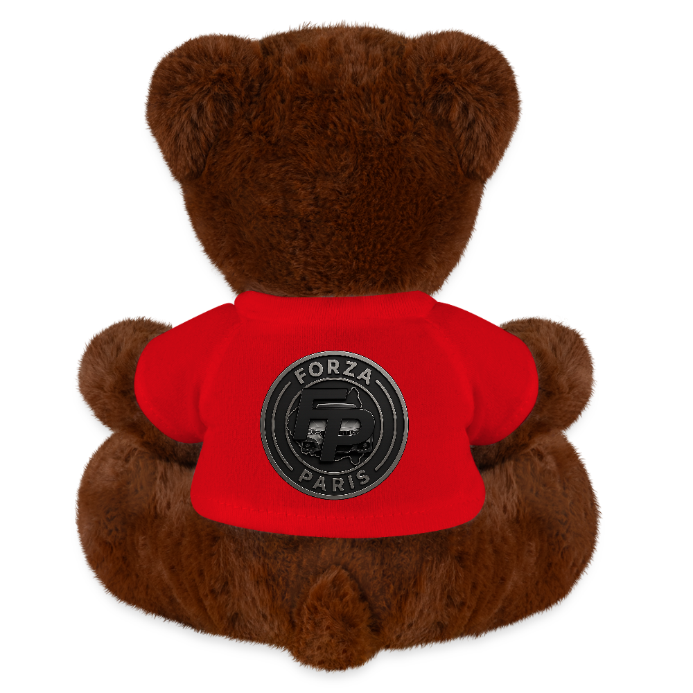 Nounours RecycelBär® marron - rouge