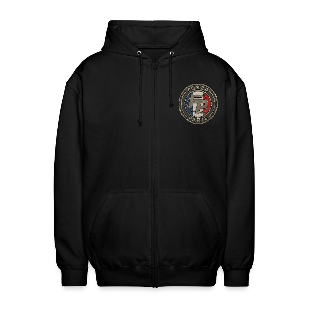 Veste à capuche unisexe - noir