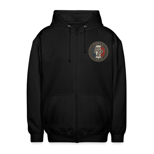 Veste à capuche unisexe - noir