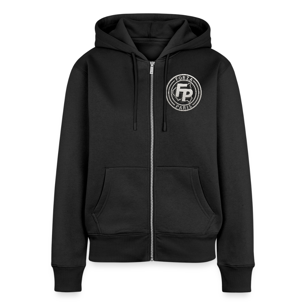 Veste à capuche Premium Femme - noir