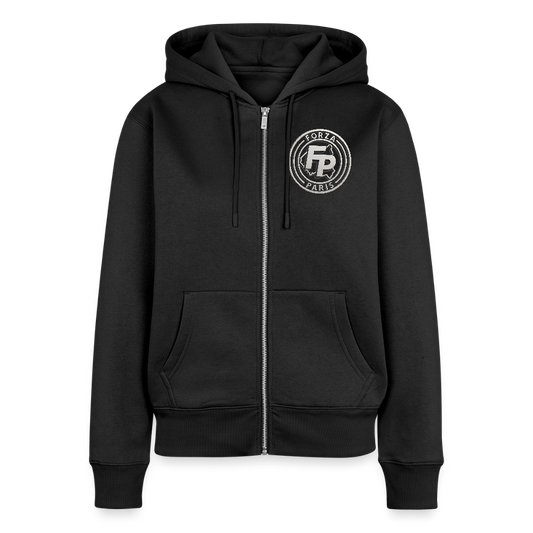 Veste à capuche Premium Femme - noir