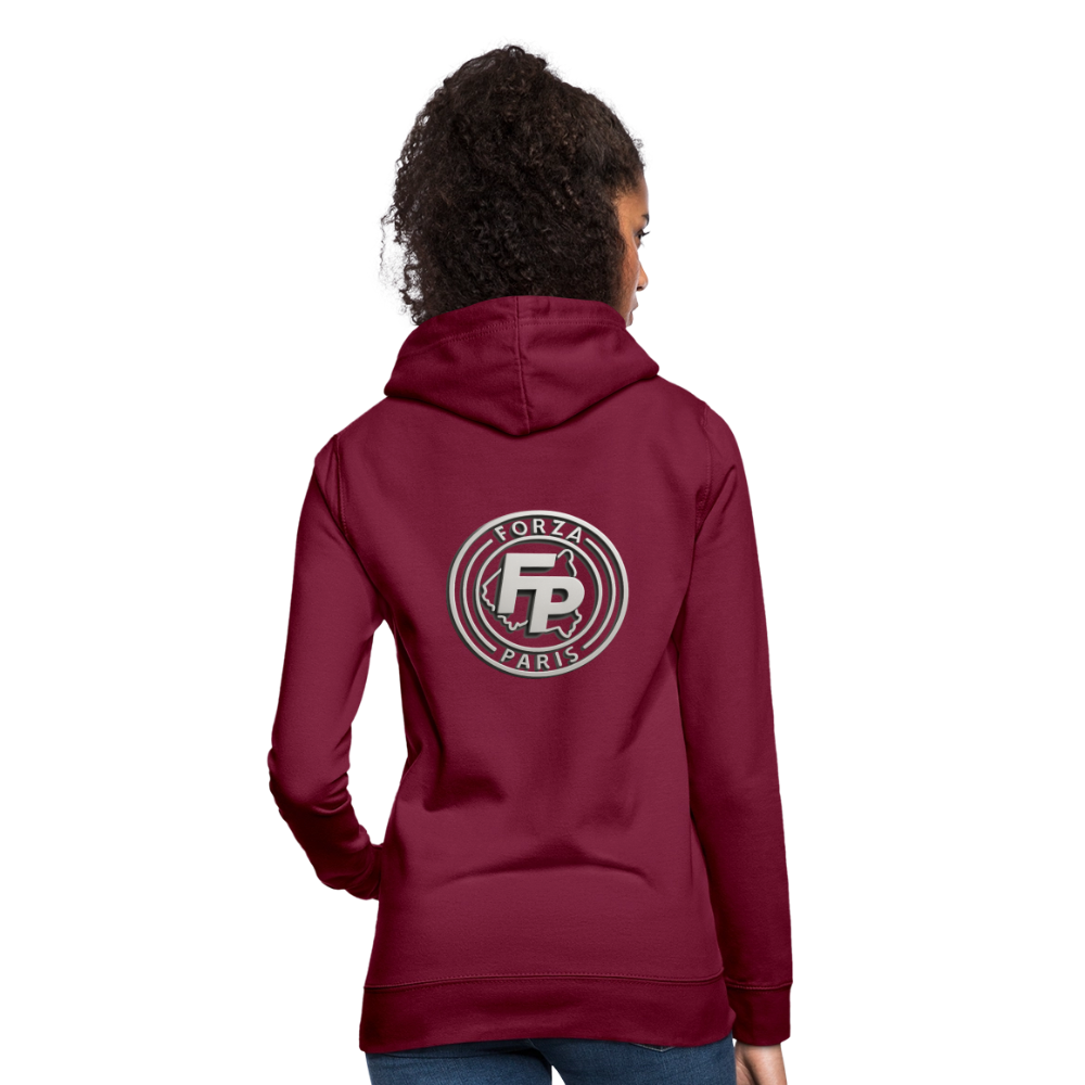 Sweat à capuche Femme - bordeaux