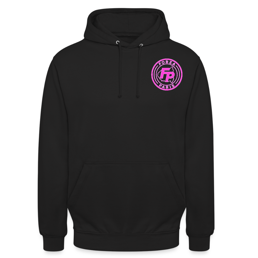 Sweat-shirt à capuche unisexe - noir