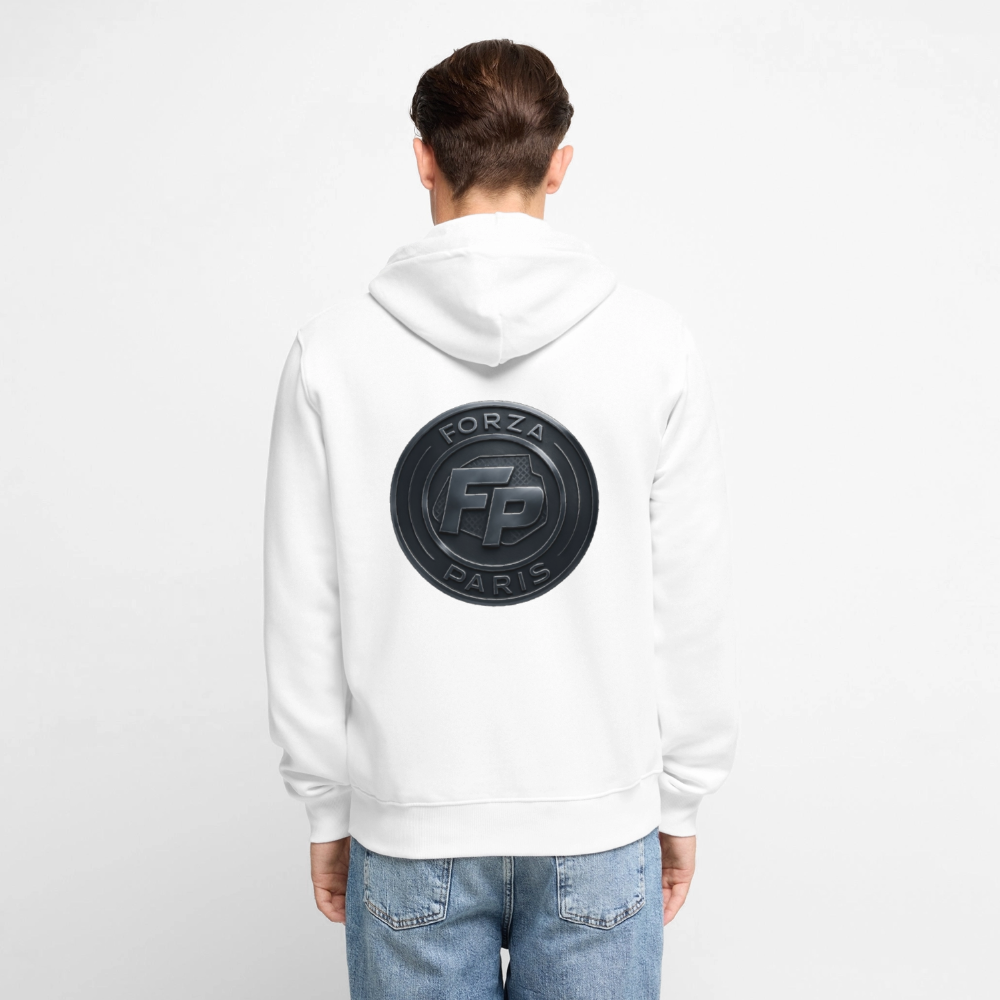 Veste à capuche Premium Homme - blanc