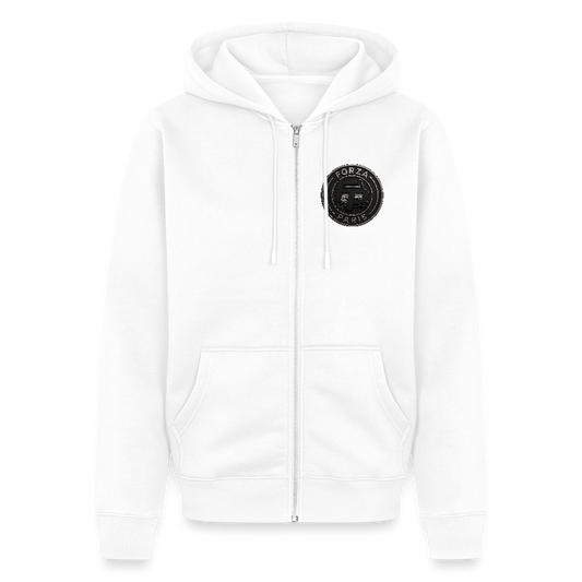 Veste à capuche Premium Homme - blanc