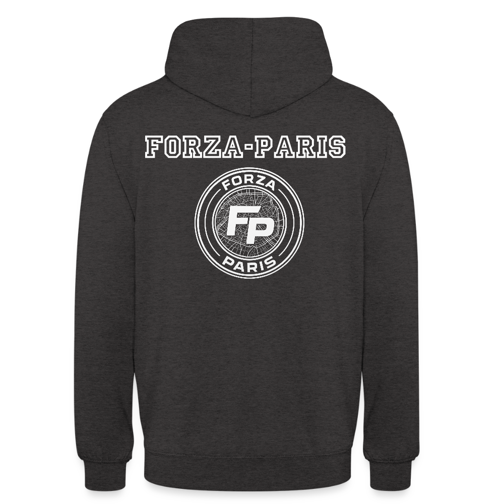 Sweat-shirt à capuche unisexe - charbon