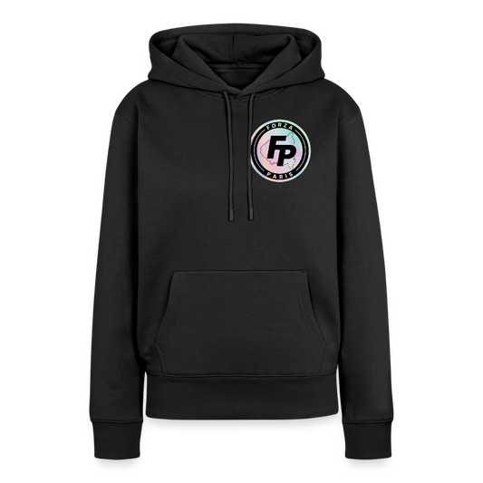 Sweat-shirt à capuche Premium pour femmes - noir
