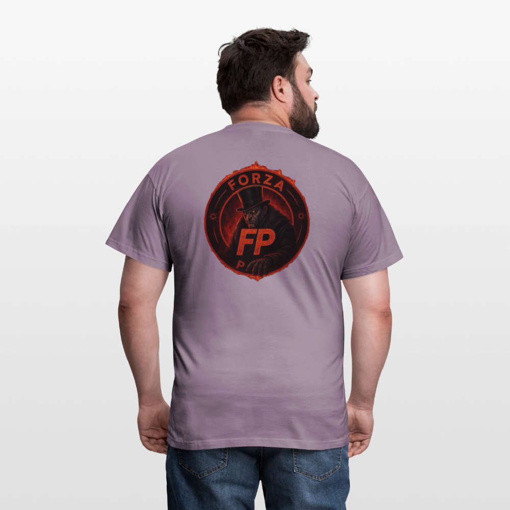 Men's T-Shirt - purple-grey 