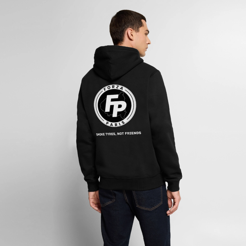 Sweat-shirt à capuche Premium pour hommes - black