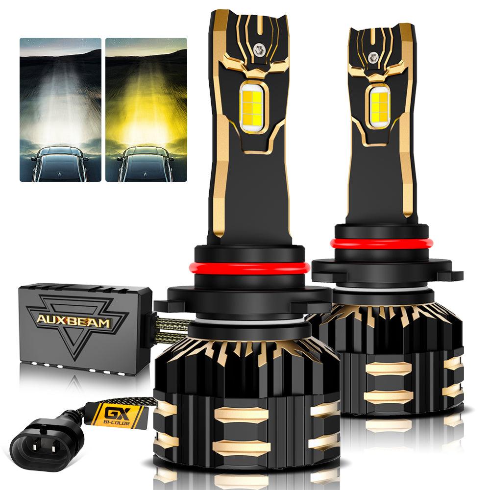 9005/HB3 LED Bulb Fog Lights/Low Beam Lights 110W 25000LM GX Bi-Color Series High Power & Brightness Dual Color Switchback | 2 Bulbs - Auxbeam  – éclairage LED auto