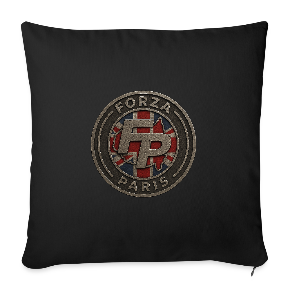 Housse de coussin décorative 45 x 45 cm - noir