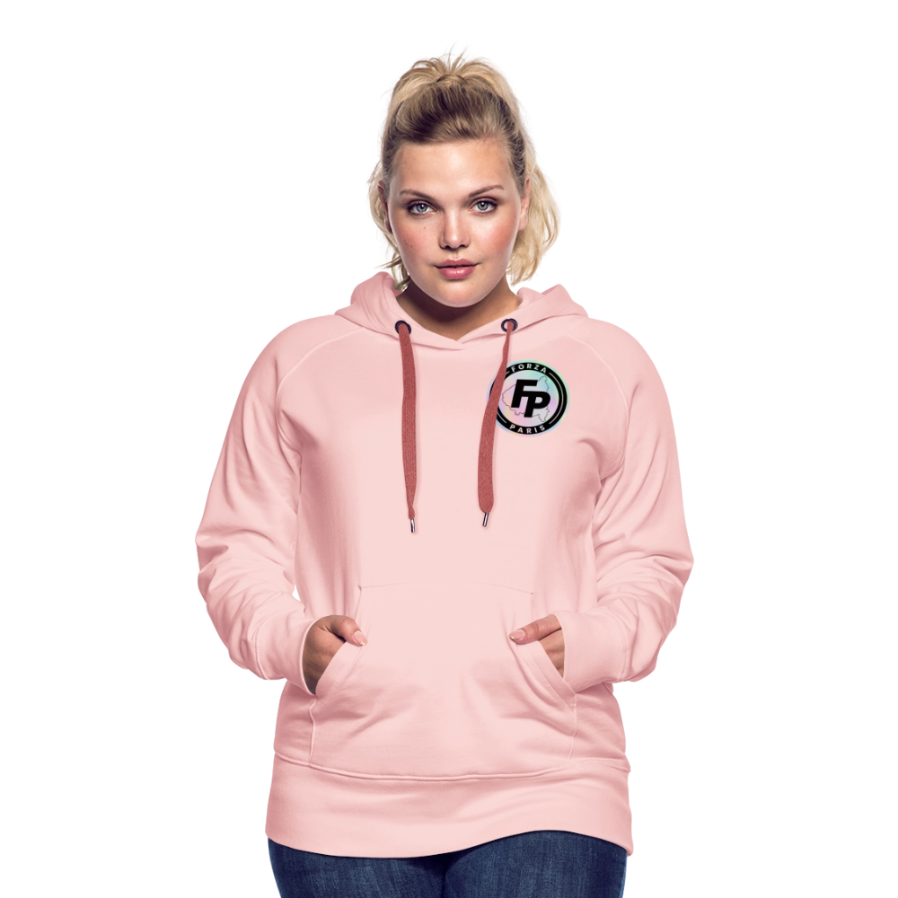 Sweat-shirt à capuche Premium pour femmes - rose cristal