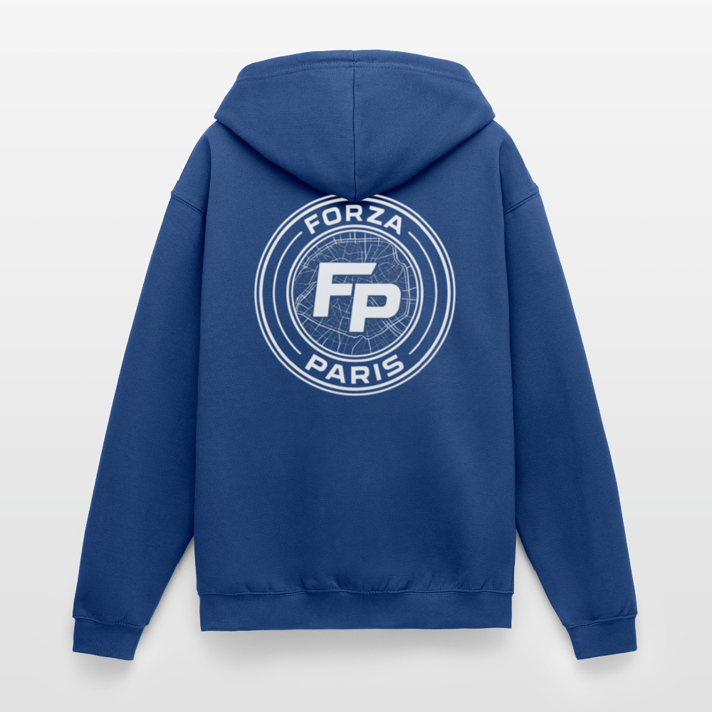 Veste à capuche unisexe - bleu royal