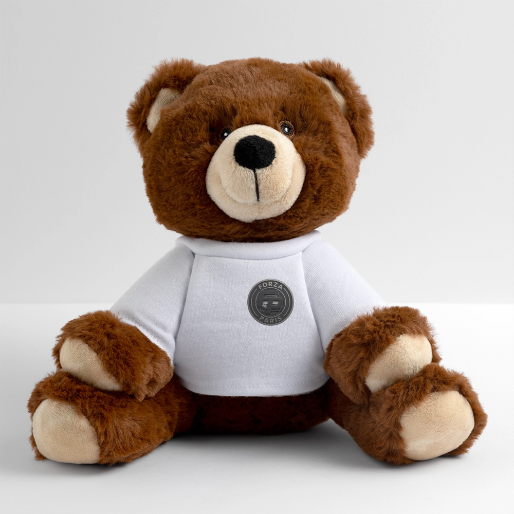 Nounours RecycelBär® marron - blanc