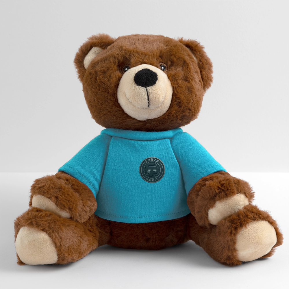 Nounours RecycelBär® marron - bleu outremer