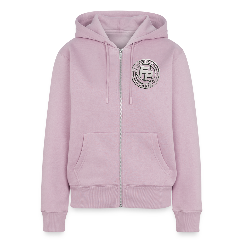 Veste à capuche Premium Femme - rose poudré