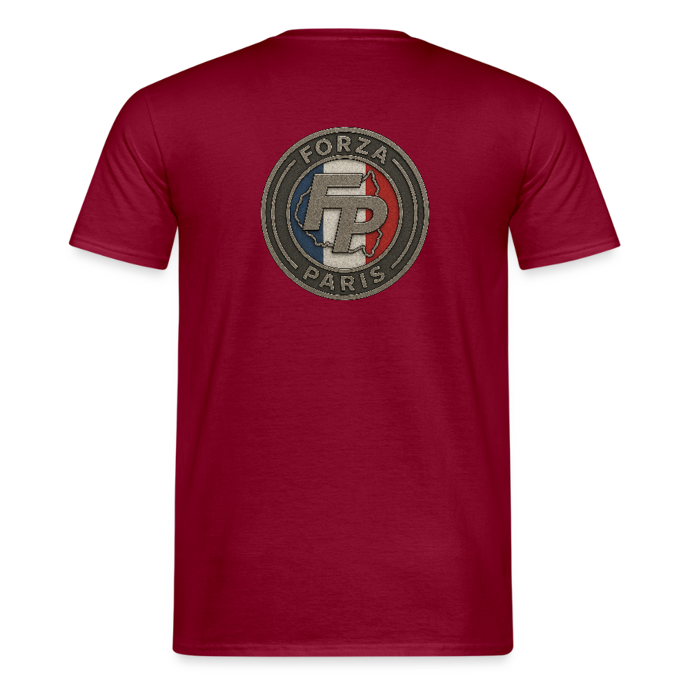 T-shirt Homme - rouge brique