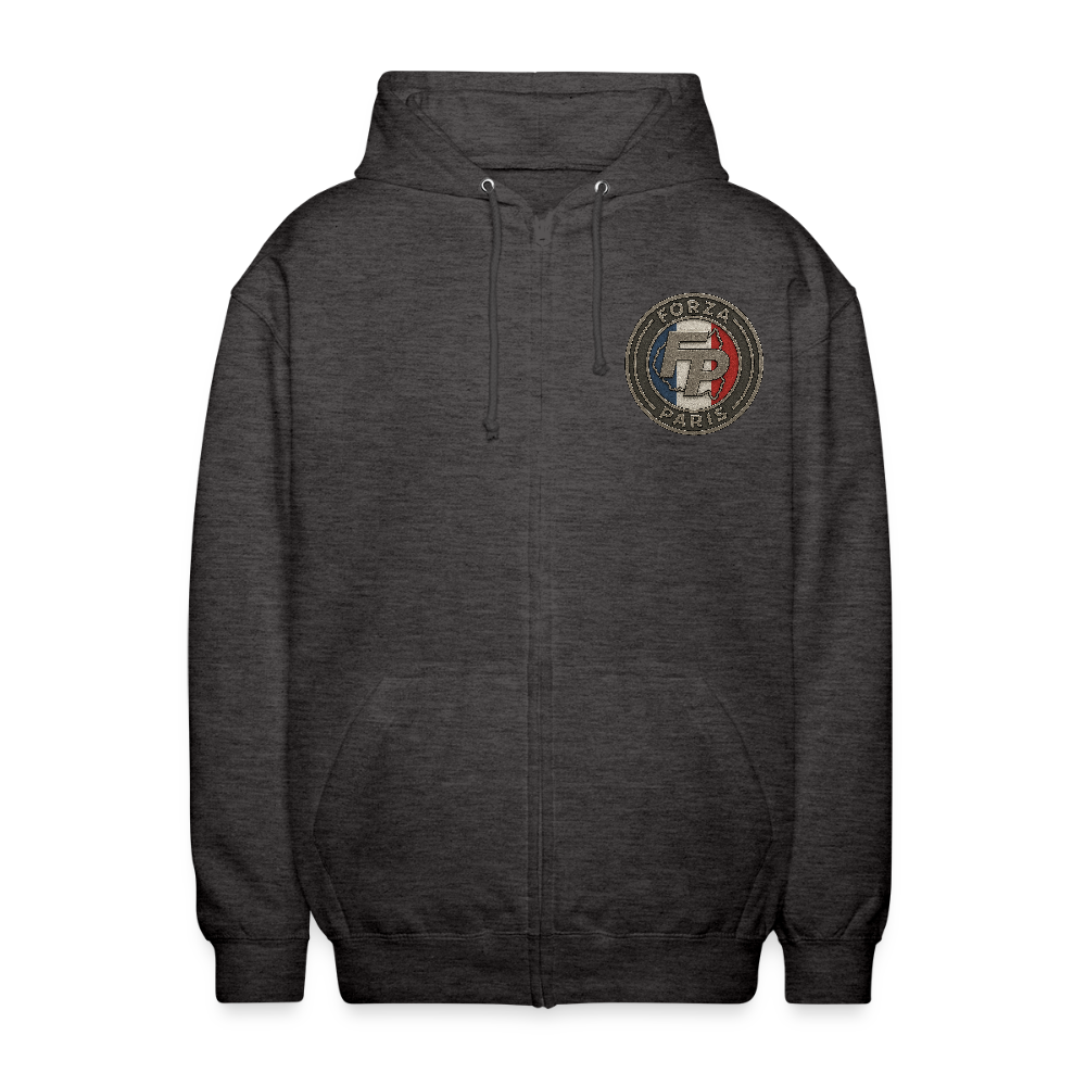 Veste à capuche unisexe - charbon