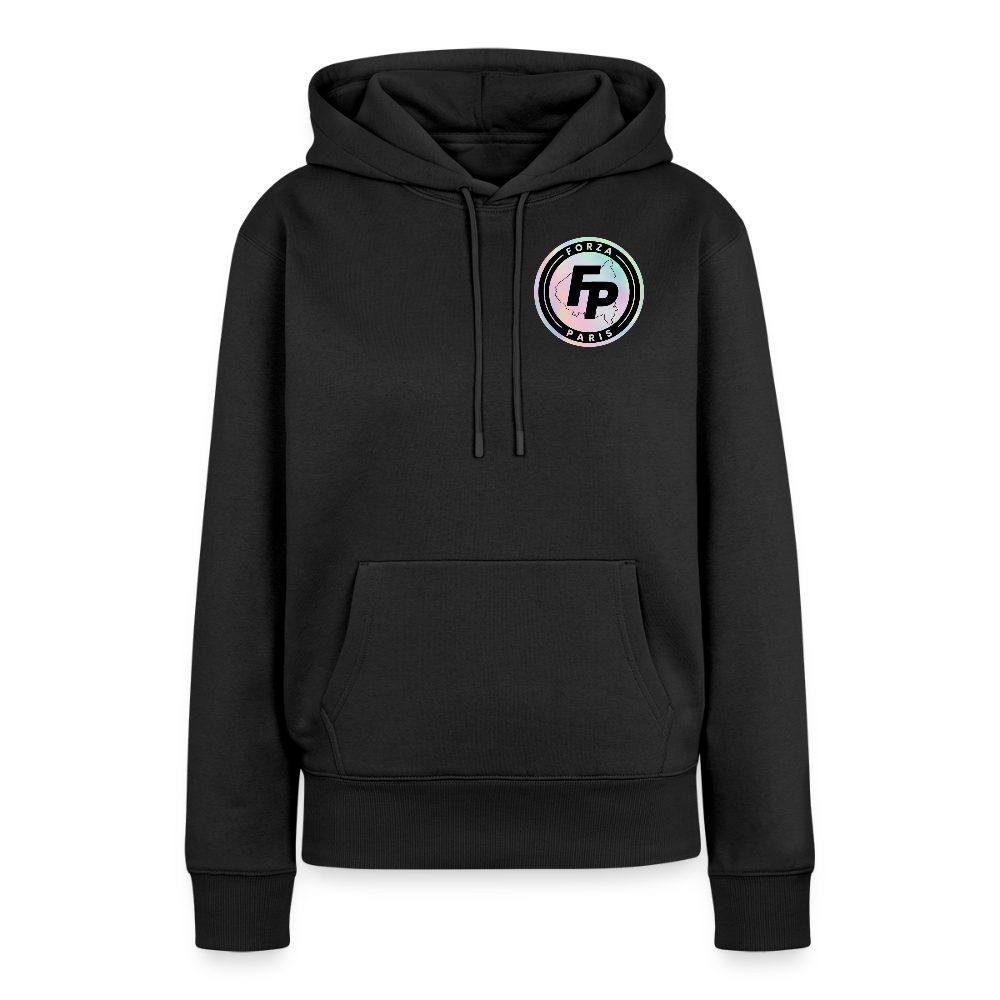 Sweat-shirt à capuche Premium pour femmes - noir