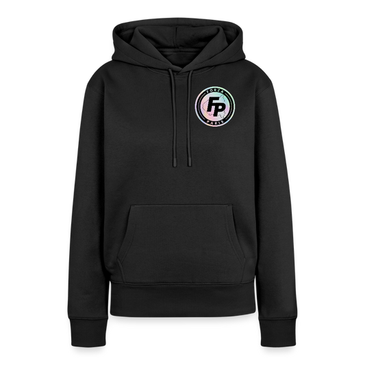 Sweat-shirt à capuche Premium pour femmes - noir