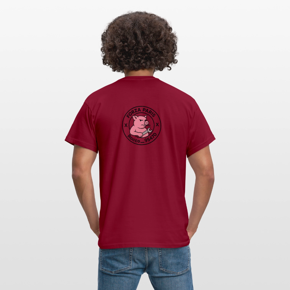 T-shirt Homme - rouge brique