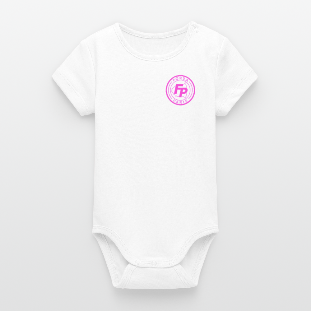 Body bio Bébé à manches courtes Stanley/Stella - blanc