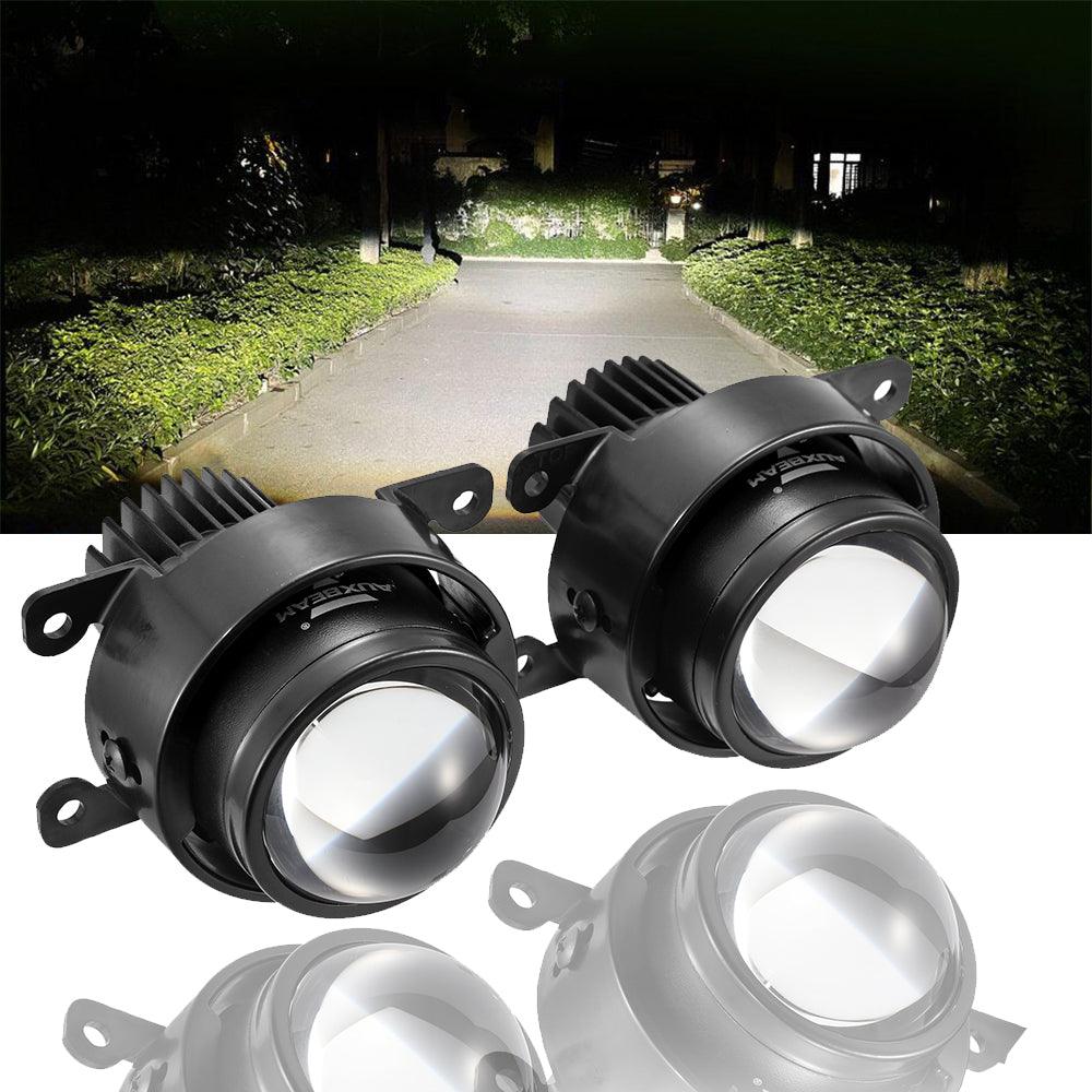 2.5 Inch 80W Bi-LED Projector Lens Fog Light 6000K HD Lens For Toyota/Honda | 2PCS/Set