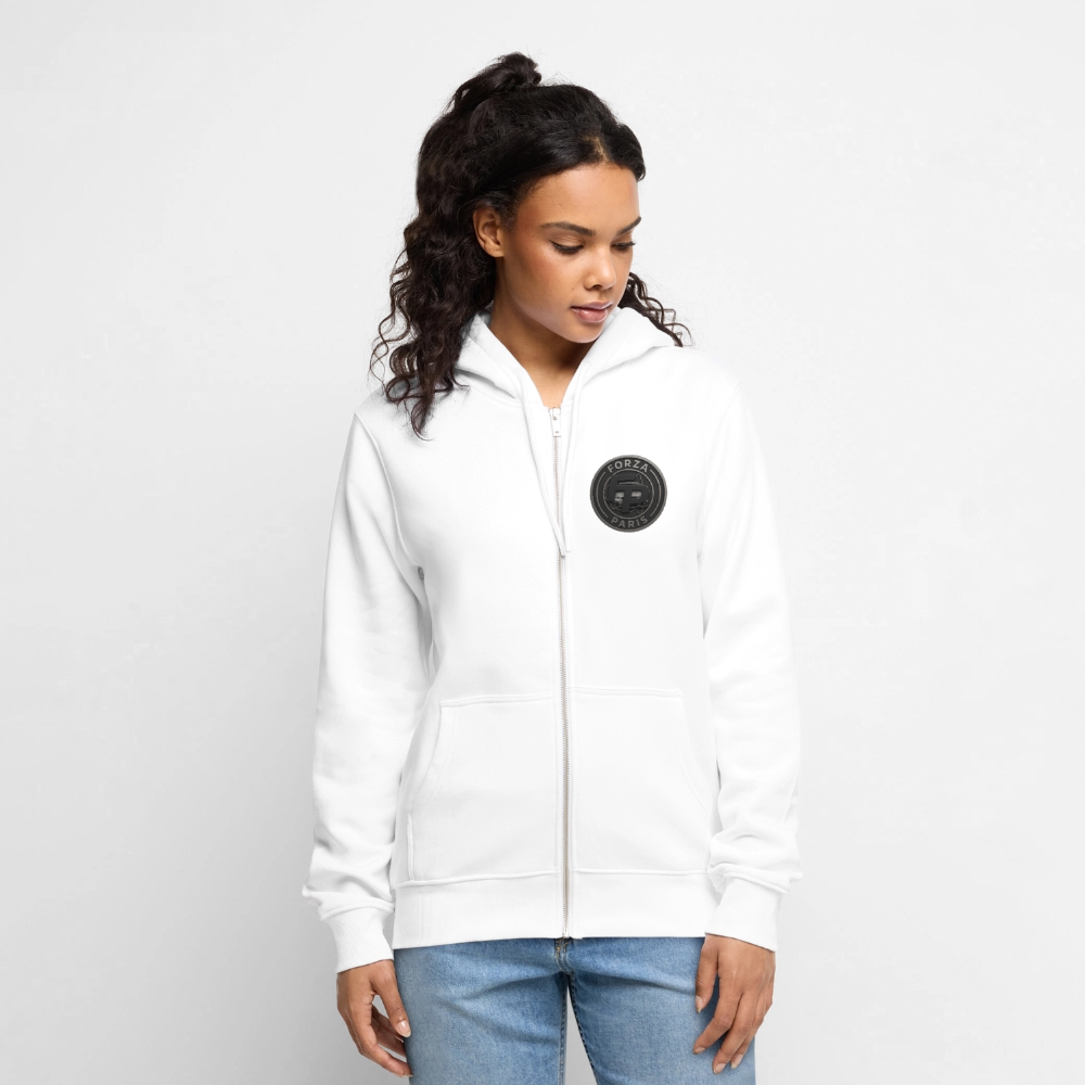 Veste à capuche Premium Homme - blanc