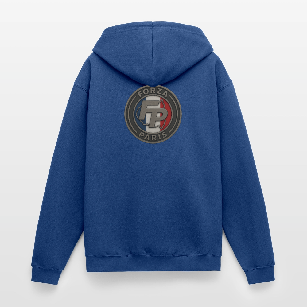 Veste à capuche unisexe - bleu royal