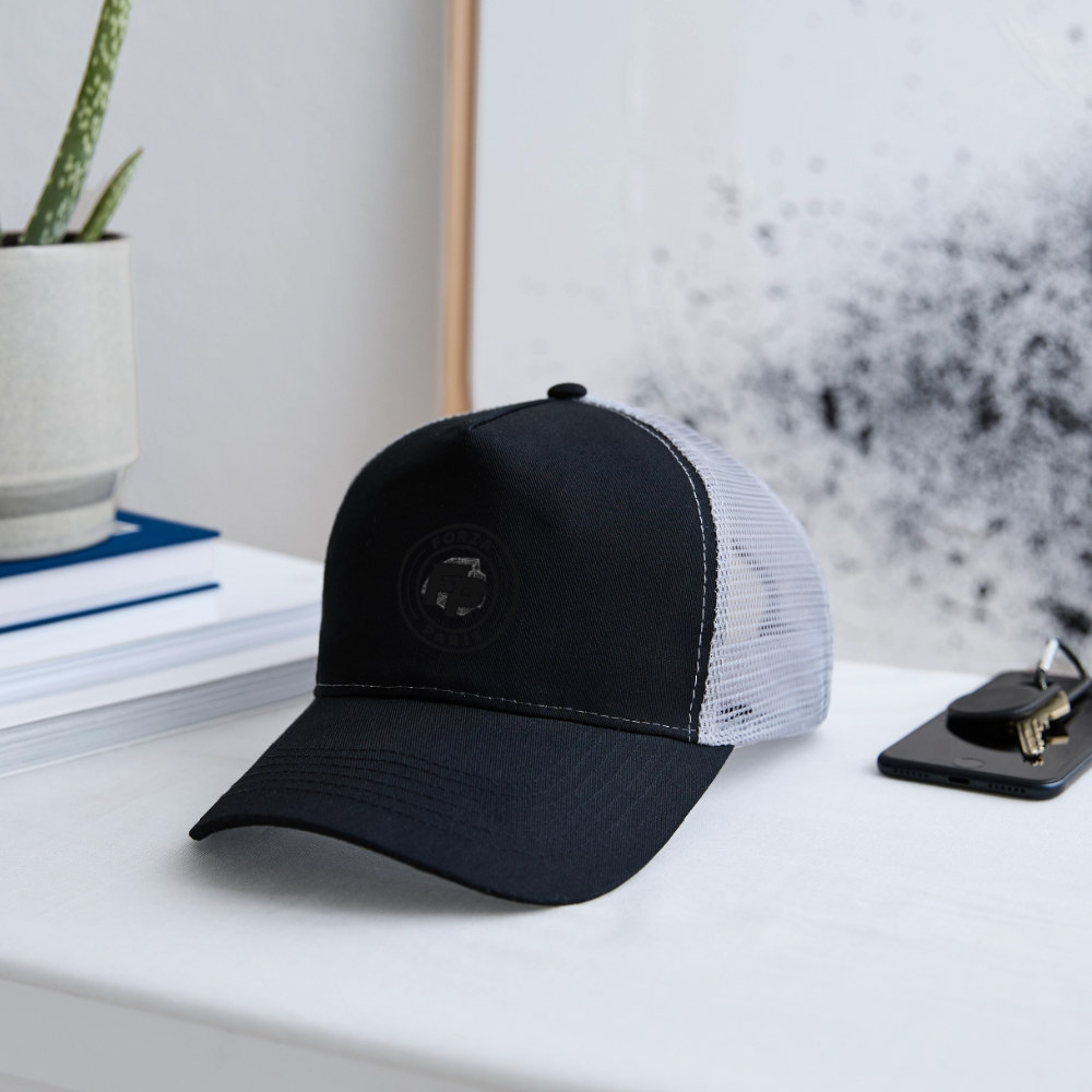 Trucker Cap - noir/gris pierre
