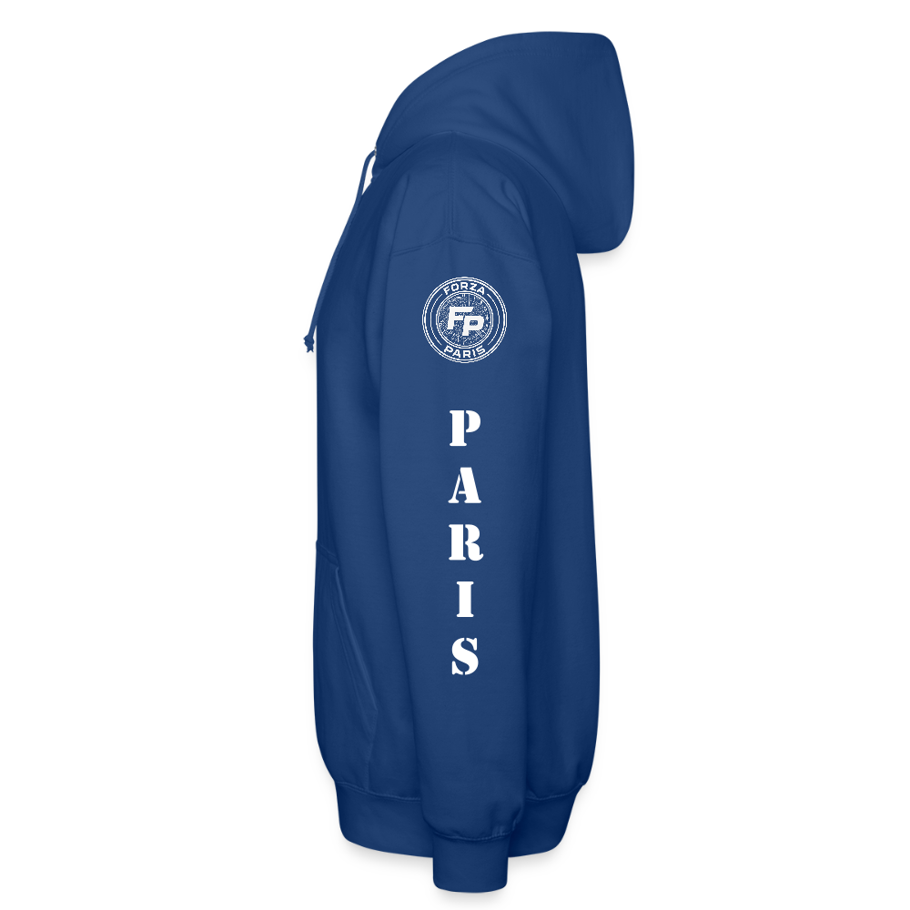 Veste à capuche unisexe - bleu royal