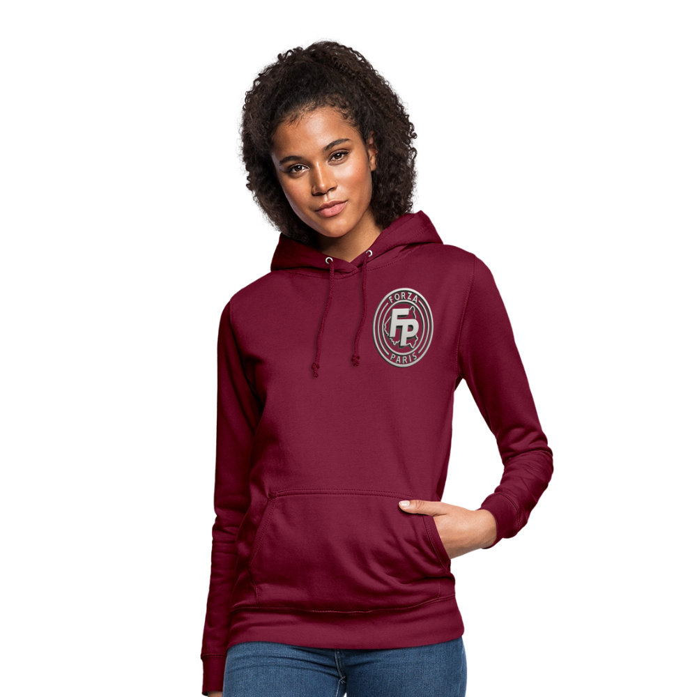 Sweat à capuche Femme - bordeaux