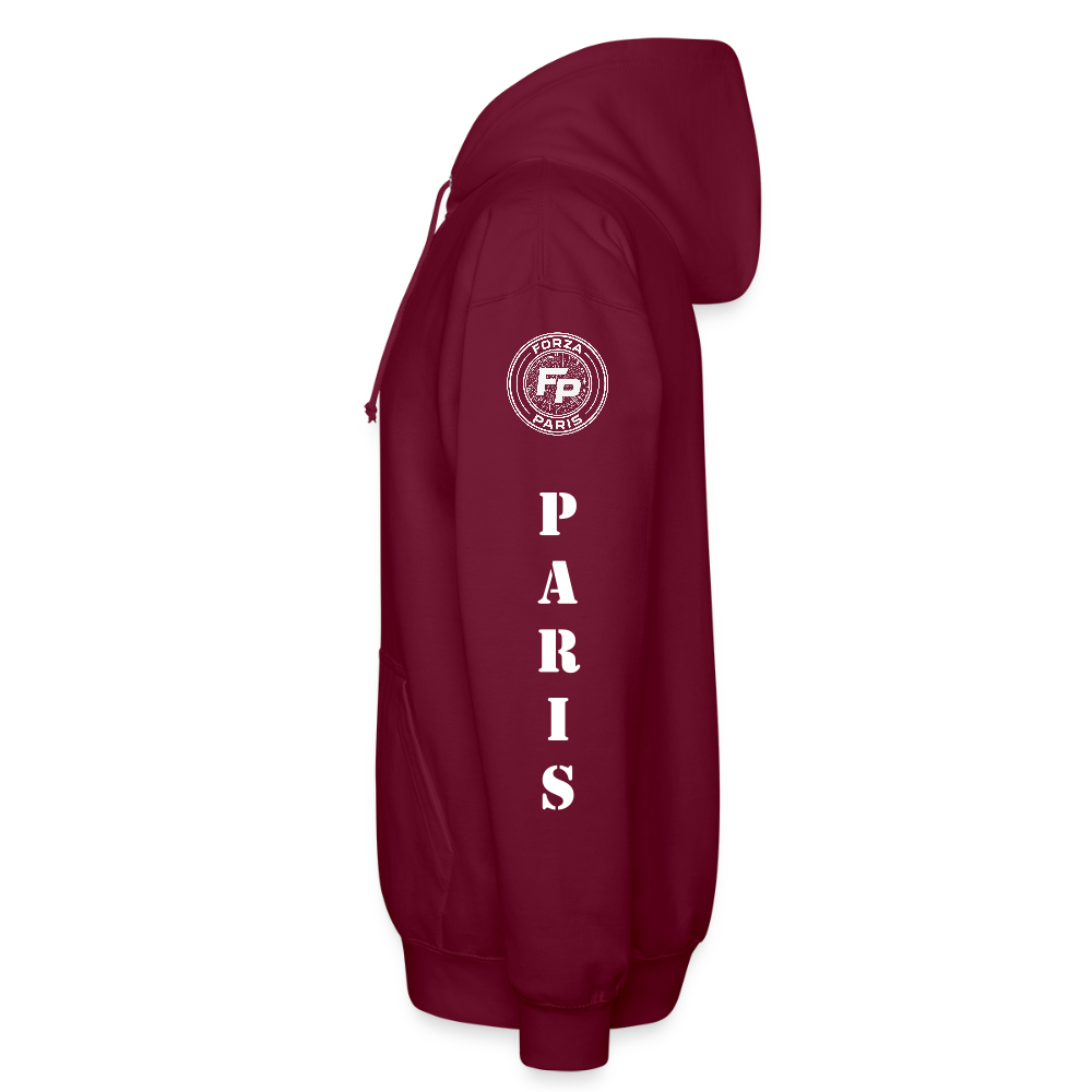 Veste à capuche unisexe - bordeaux