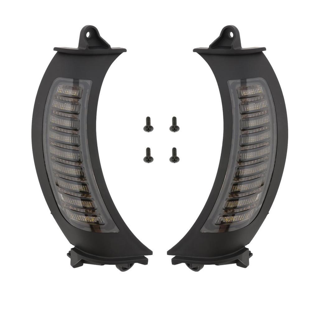 مصابيح إشارة الرياح الأمامية LED مع مصابيح نهارية لدراجات Harley Road Glide MS-SG15 موديلات 2015-2020