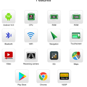 10.25″ Android 14.0 Qualcomm 8 Core Car Multimedia for BMW X5 X6 E70 E71 E72 2007-2013 Gps Navigation Auto Radio Bluetooth Head unit built-in 4G LTE