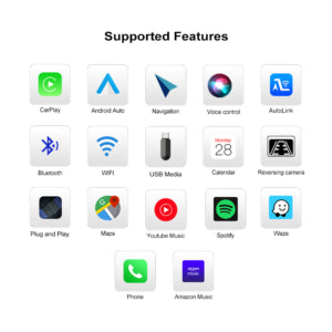 Wireless CarPlay Android Auto MMI Prime Retrofit for Mercedes BENZ A/B/C/E/GLS/GLE NTG4.5 NTG5.X Interface Box