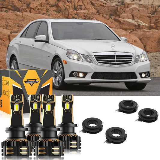 For 2011-2013 Mercedes Benz E350 H7 LED Headlight Bulbs - Auxbeam  – éclairage LED auto