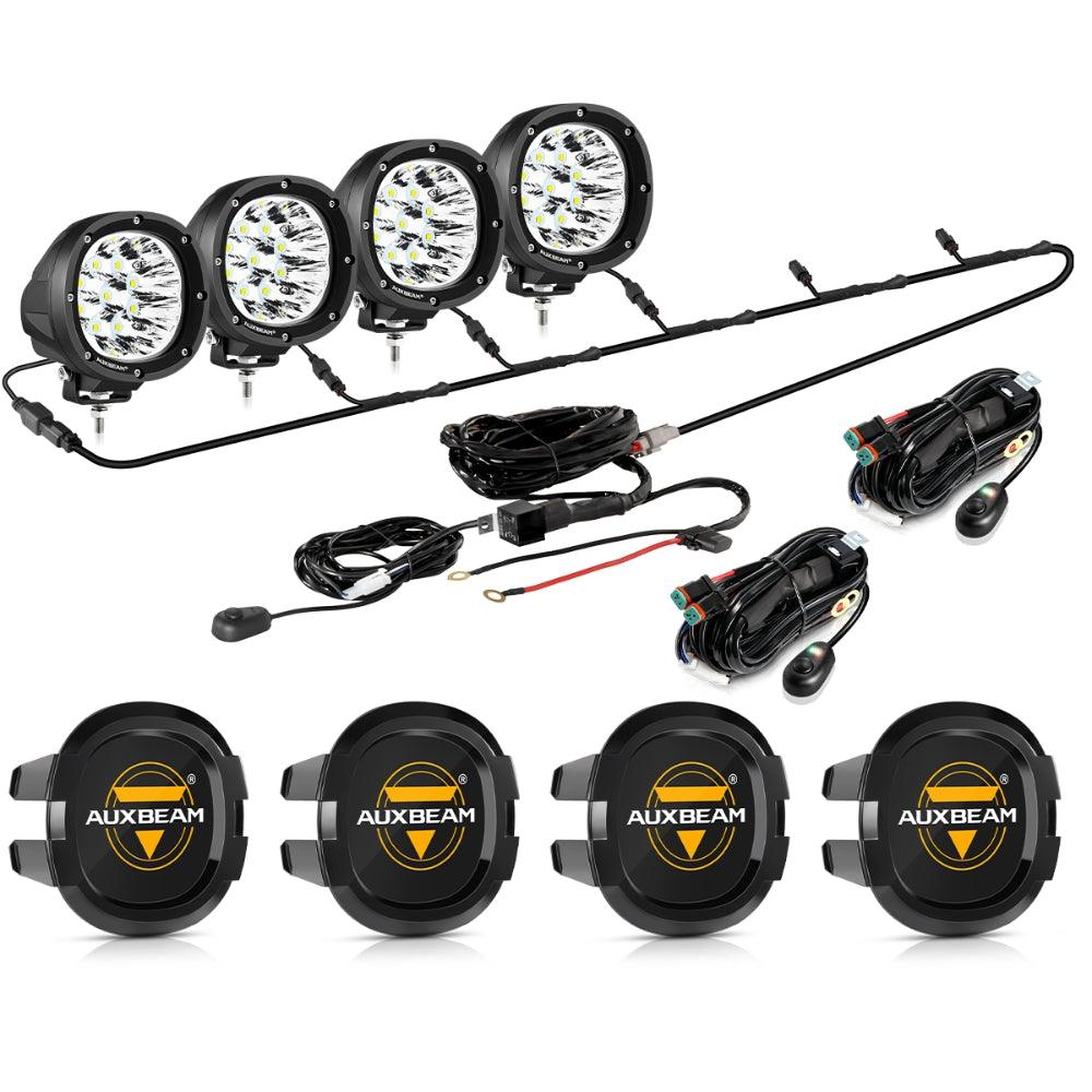 P4 Series | 4 Inch 90W Round LED Driving Lights Spot White Pod Lights 