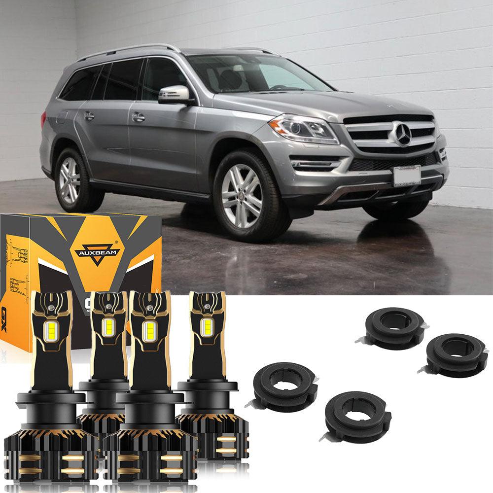 For 2015 Mercedes Benz GL350 H7 LED Headlight Bulbs Bundle - Auxbeam  – éclairage LED auto