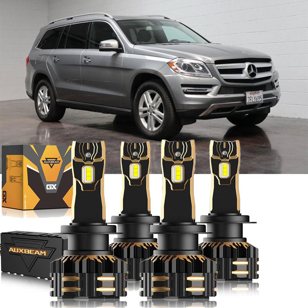 For 2015 Mercedes Benz GL350 H7 LED Headlight Bulbs Bundle - Auxbeam  – éclairage LED auto