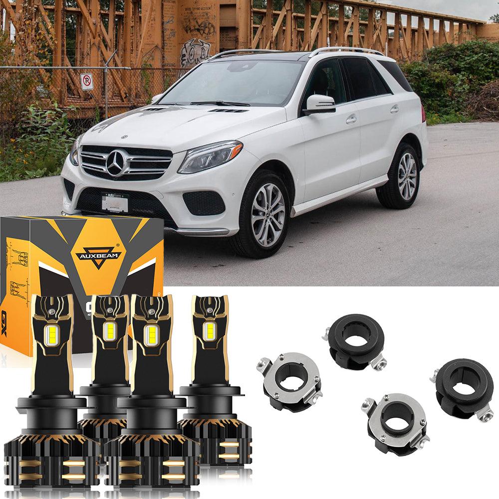 For 2017-2019 Mercedes Benz GLE400 H7 LED Headlight Bulbs Bundle - Auxbeam  – éclairage LED auto