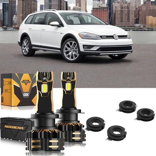 For 2018 Volkswagen Golf Alltrack H7 LED Headlight Bulbs - Auxbeam  – éclairage LED auto