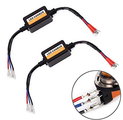 H15 C10-MODEL Anti Flicker Led Conversion Kit Error Free Wiring Harness Adapter