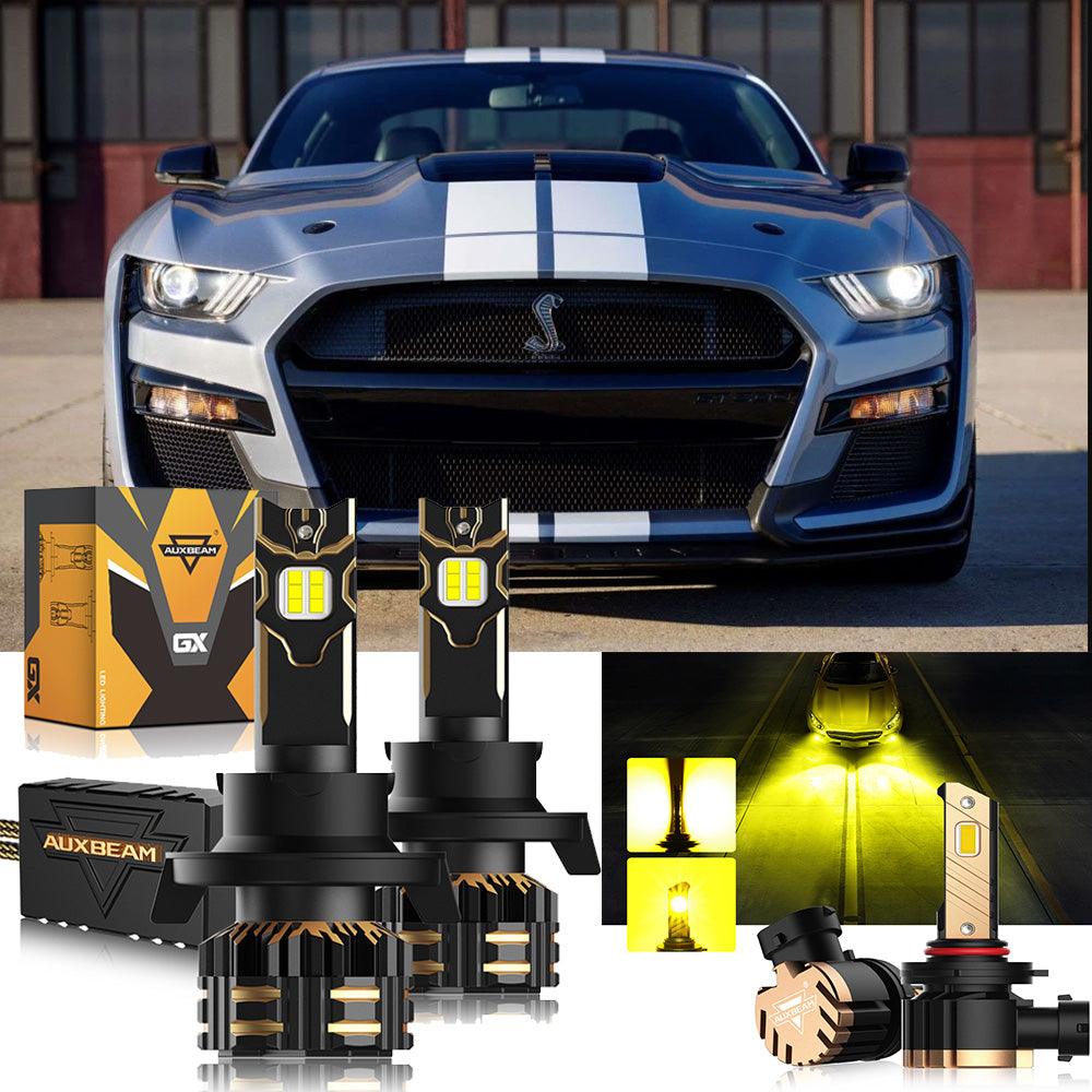 For 2005-2007 Ford Mustang GT H13 LED Headlight Bulbs - Auxbeam  – éclairage LED auto