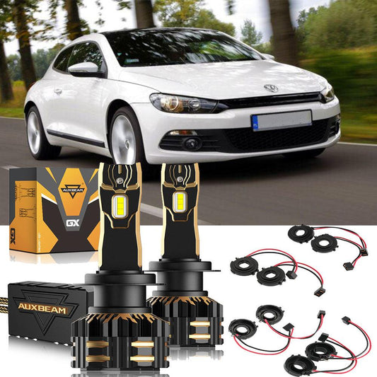 For 2008-2014 Volkswagen Scirocco 3 H7 LED Headlight Bulbs - Auxbeam  – éclairage LED auto