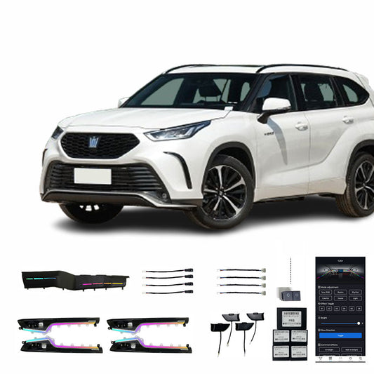 21 23 Crown Kluger 18 Lumières Éclairage Intérieur Automobile De Haute Qualité Configuration Haute Et Basse